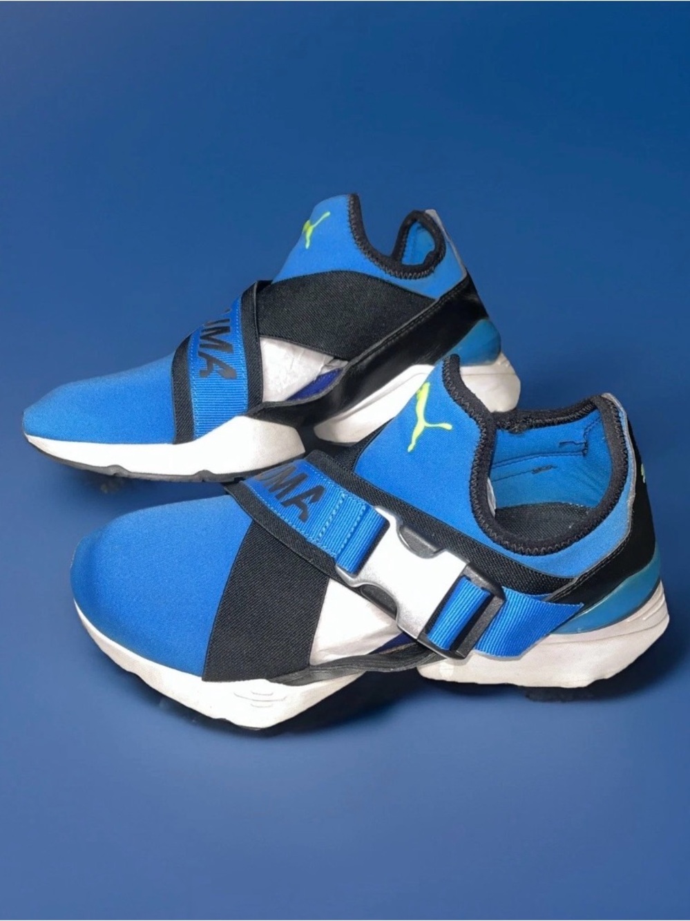 PUMA 36745701 - Women`s MUSE EOS WN'S 7.5 (Medium) Blue Textil Athletic Shoes